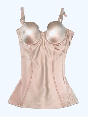 SPANX BOOSTIE-YAY, Cami U/Wire Corset Shapewear in Nude, Style# 1907, Size S/M